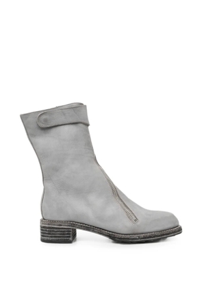 Yohji Yamamoto x Guidi Micha front-zip boots - Grey