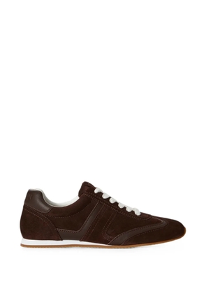 Lauren Ralph Lauren Dani suede leather sneakers - Brown