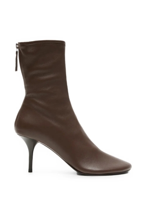 Acne Studios leather ankle boots - Brown