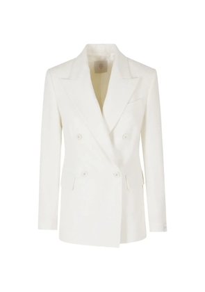 Eleventy double-breasted blazer - White