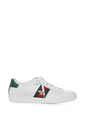 Gucci Pre-Owned Ace embroidered sneakers - White