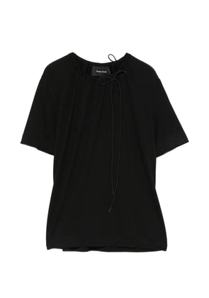 Simone Rocha bow-detail T-shirt - Black