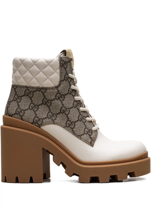 Gucci GG ankle boots - White