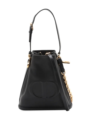 Christian Dior Pre-Owned 2023-2026 Medium Leather C est Dior Bucket Bag satchel - Black