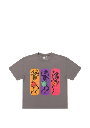 Melt graphic-print T-shirt - Grey