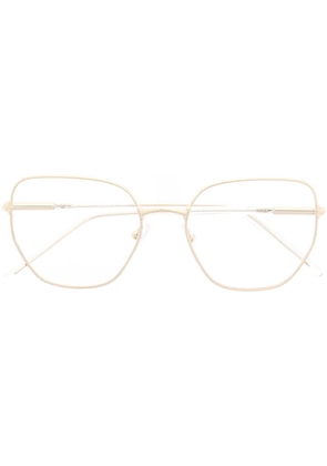 Prada Eyewear oval wire-frame optical glasses - Gold