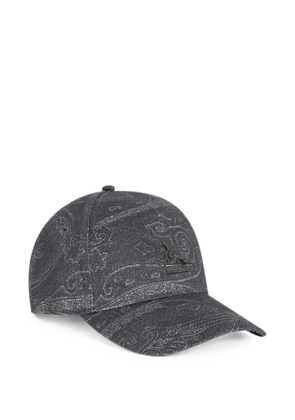 ETRO Pegaso paisley baseball cap - Grey