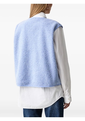 American Vintage Hoktown logo-patch gilet - Blue