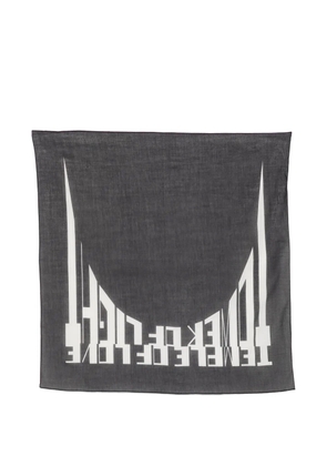 Rick Owens DRKSHDW graphic-print scarf - Black