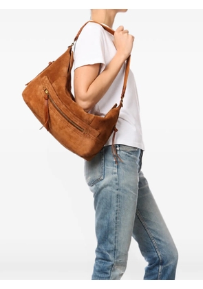 Jérôme Dreyfuss large Lucky Hobo leather shoulder bag - Brown