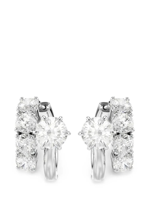 Swarovski Matrix hoop earrings - Silver