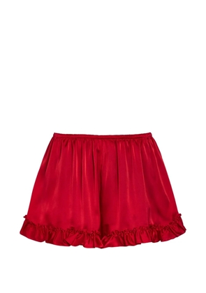 Simone Rocha ruffle-trim gathered shorts