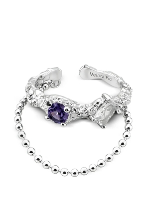 Velora Vie Empress Ardent embellished ring - Silver