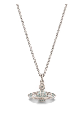 Vivienne Westwood Mini Bas Relief Pendant crystal-embellished necklace - Silver