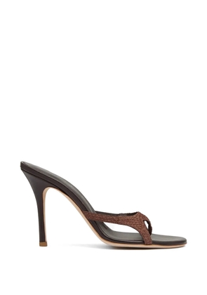 Christopher Esber Alocasia heeled sandals - Brown