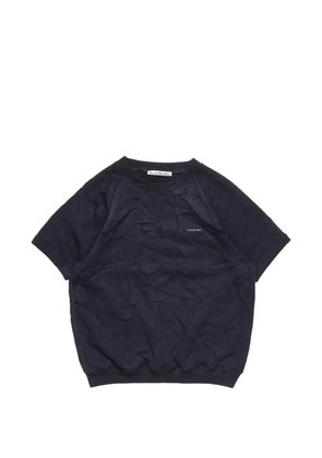 Acne Studios crinkled short-sleeve top - Blue