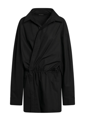 Balenciaga shirt-style mini dress - Black