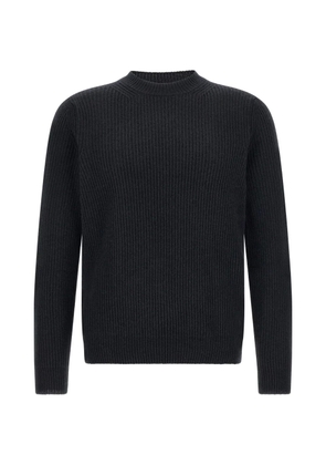Zanone ribbed-knit virgin-wool sweater - Blue