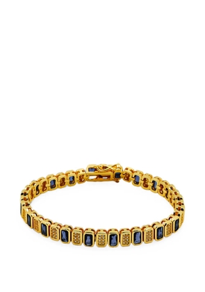 Lady D World Auric crystal-embellished tennis bracelets - Gold