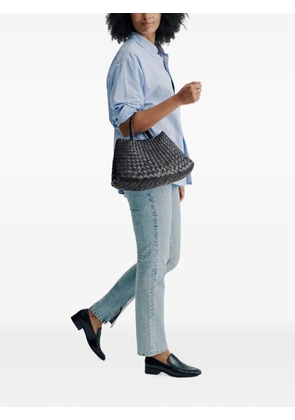 DRAGON DIFFUSION Santa Croce woven tote bag - Black