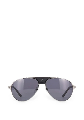 Cartier Eyewear Santos pilot-frame sunglasses - Silver