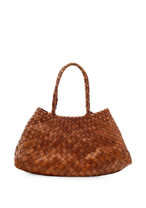 DRAGON DIFFUSION Santa Croce woven shoulder bag - Brown