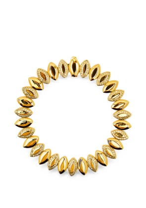 Lady D World Lumineye crystal-embellished bracelet - Gold