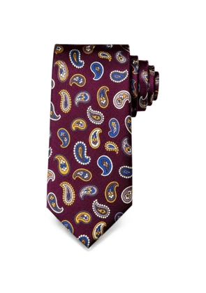 Bona Furtuna paisley-print tie - Red