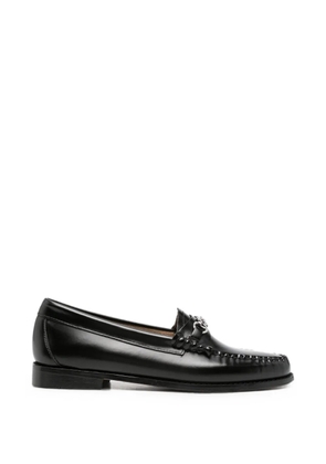 G.H.Bass Lianna horsebit leather loafers - Black