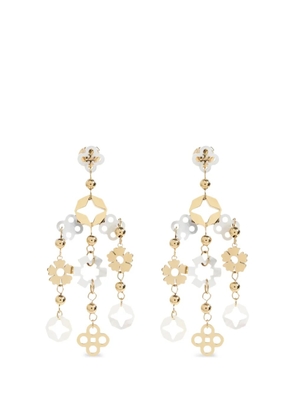 Tory Burch small Forget Me Not pearl-embellished drop earrings - Gold