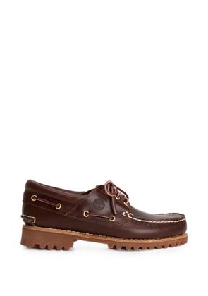 Timberland Sebago Ranger Waxy lug-sole boat shoes - Red
