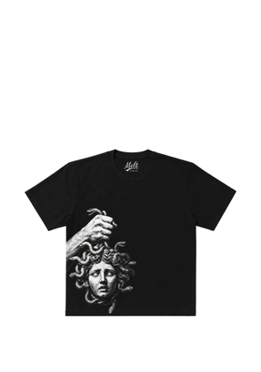 Melt graphic-print cotton T-shirt - Black