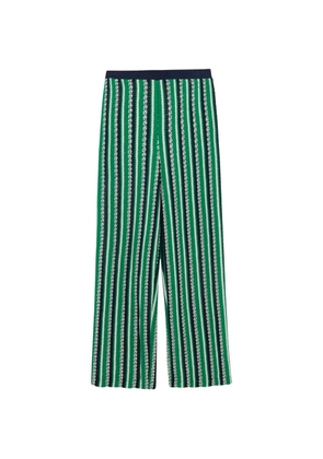 Simkhai Brenner stripe knit trousers - Green