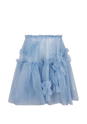 Ermanno Scervino ruffled maxi skirt - Blue