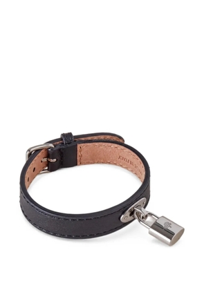 Mulberry Padlock leather bracelet - Black