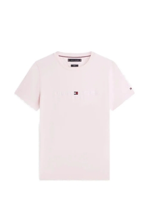 Tommy Hilfiger logo-embroidered T-shirt - Pink