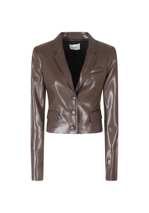 THE ANDAMANE Zefira button-fastening blazer - Brown