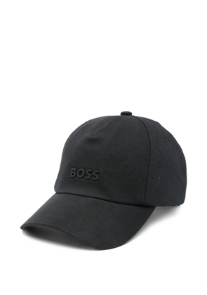 BOSS logo-detail cap - Black