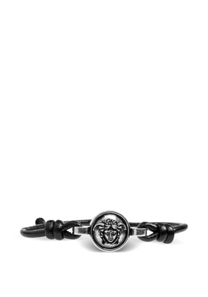 Versace Medusa leather bracelet - Silver