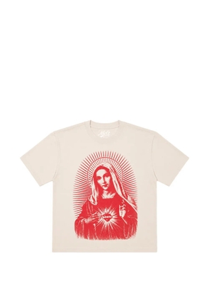 Melt graphic-print T-shirt - Neutrals