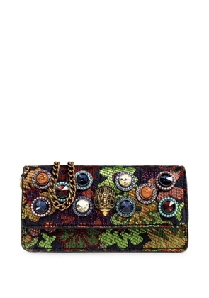 Kurt Geiger London Long Nano Shoreditch gem-embellished bag - Black
