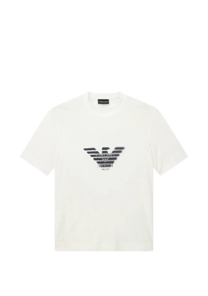 Emporio Armani logo-print short-sleeve T-shirt - White