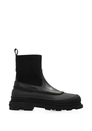 Moncler Vera Edge leather ankle boots - Black
