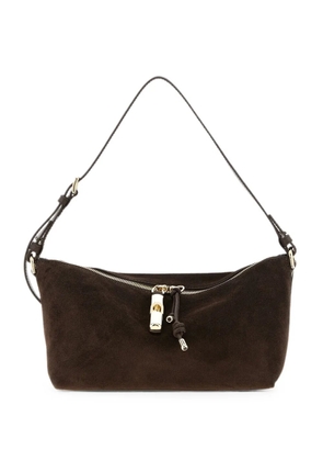 Furla Debby suede shoulder bag - Brown