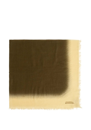 ISABEL MARANT Aleia frayed scarf - Green