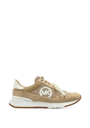Michael Michael Kors Nova logo-patch sneakers - Neutrals