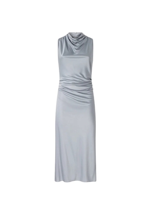 PINKO midi sheath dress with draped neck - Blue