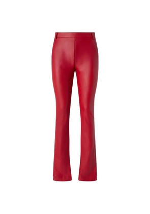 PINKO high-shine flared trousers