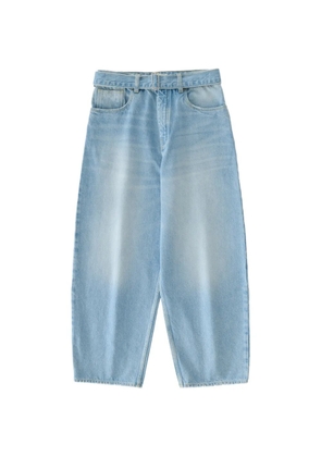 Studio Nicholson Cahun belted jeans - Blue