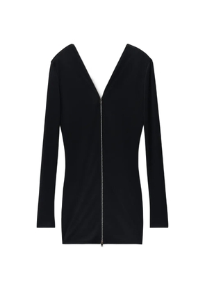 Alexander Wang continuous zipper mini dress - Black